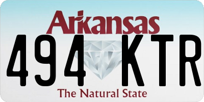 AR license plate 494KTR