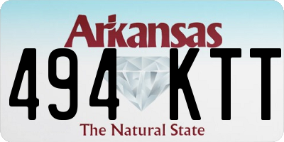 AR license plate 494KTT