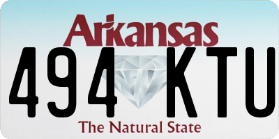 AR license plate 494KTU