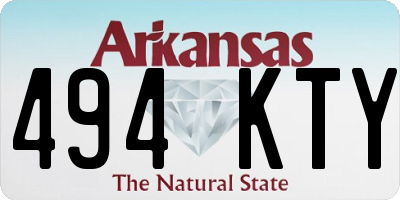 AR license plate 494KTY