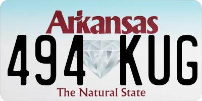 AR license plate 494KUG