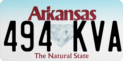 AR license plate 494KVA
