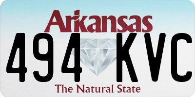 AR license plate 494KVC