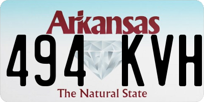 AR license plate 494KVH