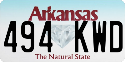 AR license plate 494KWD