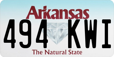 AR license plate 494KWI