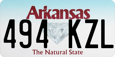 AR license plate 494KZL