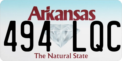 AR license plate 494LQC