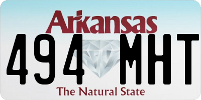 AR license plate 494MHT