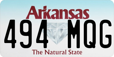 AR license plate 494MQG