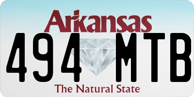 AR license plate 494MTB