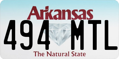 AR license plate 494MTL