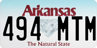 AR license plate 494MTM
