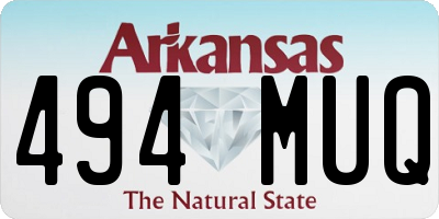 AR license plate 494MUQ