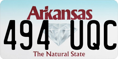 AR license plate 494UQC