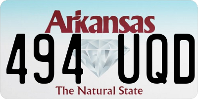 AR license plate 494UQD