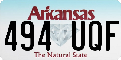 AR license plate 494UQF