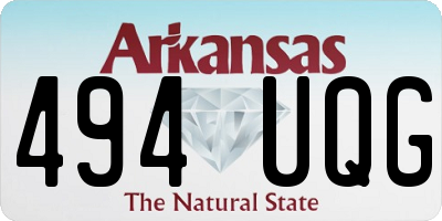 AR license plate 494UQG