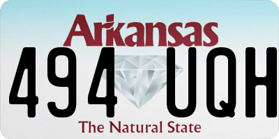 AR license plate 494UQH