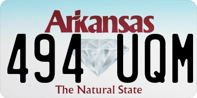 AR license plate 494UQM