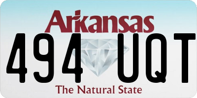 AR license plate 494UQT