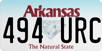 AR license plate 494URC