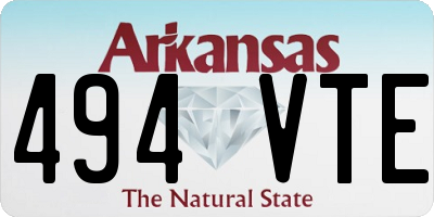 AR license plate 494VTE