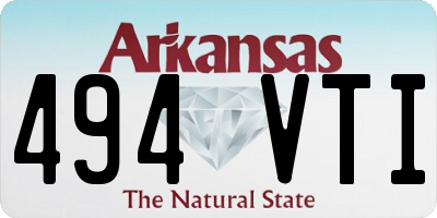 AR license plate 494VTI