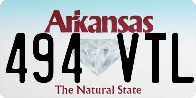AR license plate 494VTL