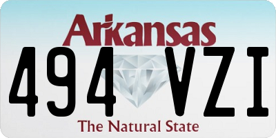 AR license plate 494VZI