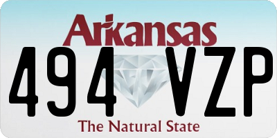 AR license plate 494VZP