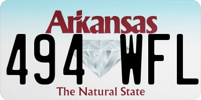 AR license plate 494WFL