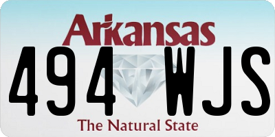 AR license plate 494WJS