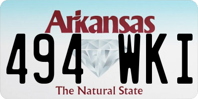 AR license plate 494WKI