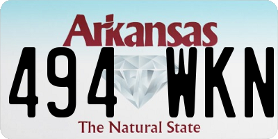 AR license plate 494WKN