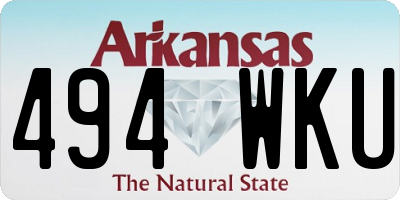AR license plate 494WKU