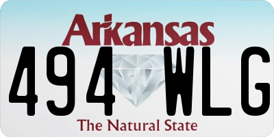 AR license plate 494WLG