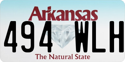 AR license plate 494WLH