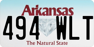 AR license plate 494WLT