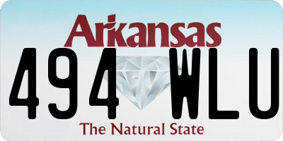 AR license plate 494WLU