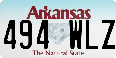 AR license plate 494WLZ