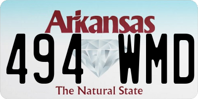 AR license plate 494WMD