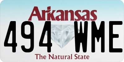 AR license plate 494WME