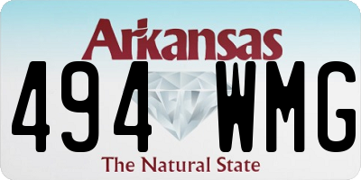 AR license plate 494WMG