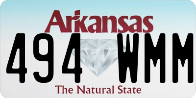 AR license plate 494WMM