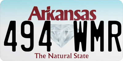AR license plate 494WMR