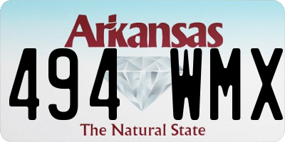 AR license plate 494WMX