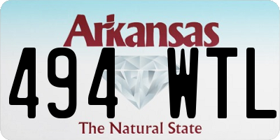 AR license plate 494WTL