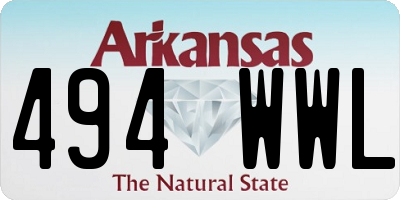 AR license plate 494WWL