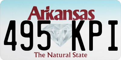 AR license plate 495KPI